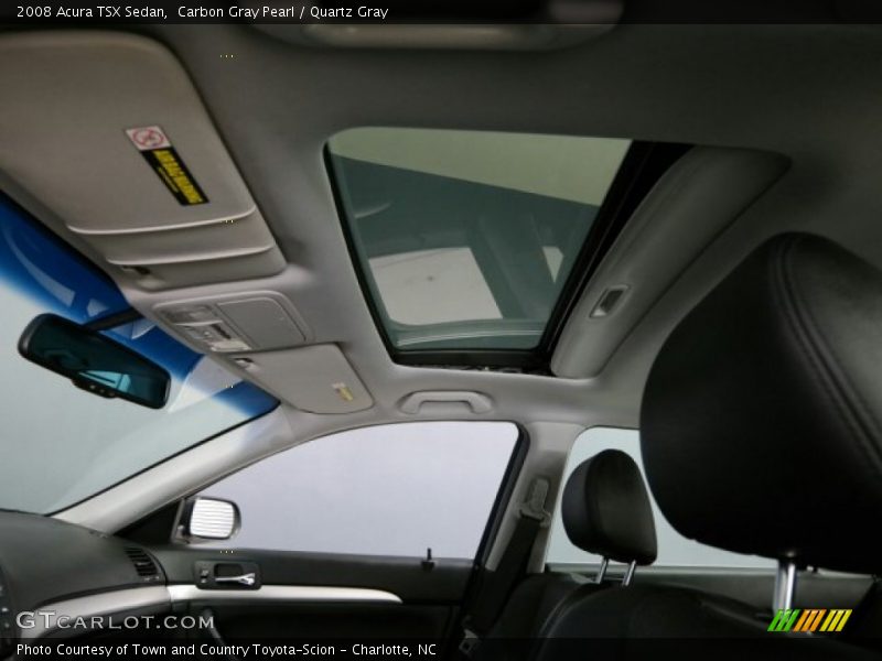 Carbon Gray Pearl / Quartz Gray 2008 Acura TSX Sedan