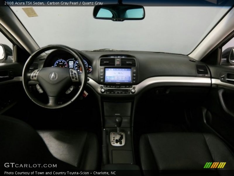 Carbon Gray Pearl / Quartz Gray 2008 Acura TSX Sedan