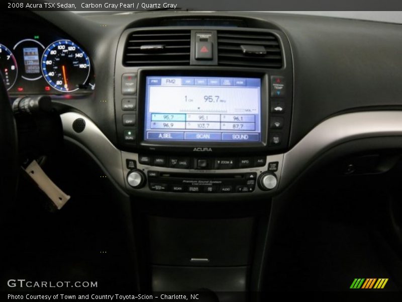 Carbon Gray Pearl / Quartz Gray 2008 Acura TSX Sedan