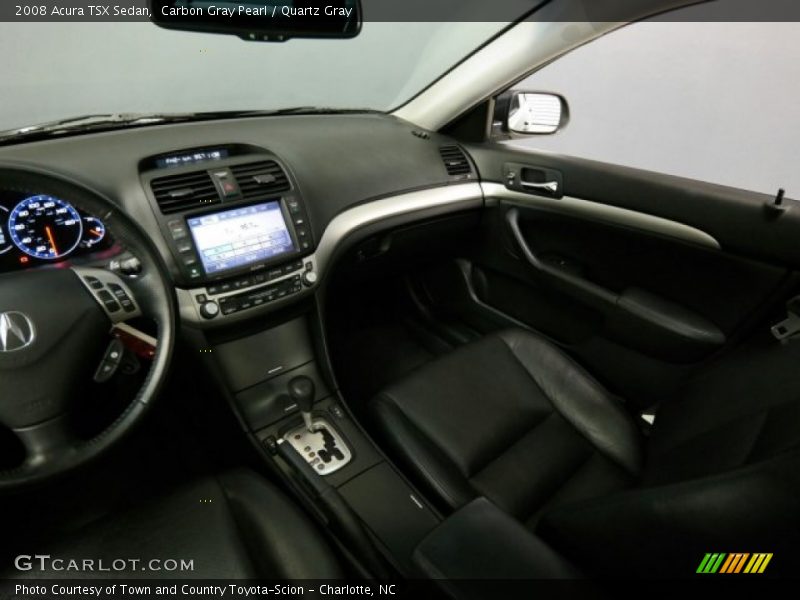 Carbon Gray Pearl / Quartz Gray 2008 Acura TSX Sedan