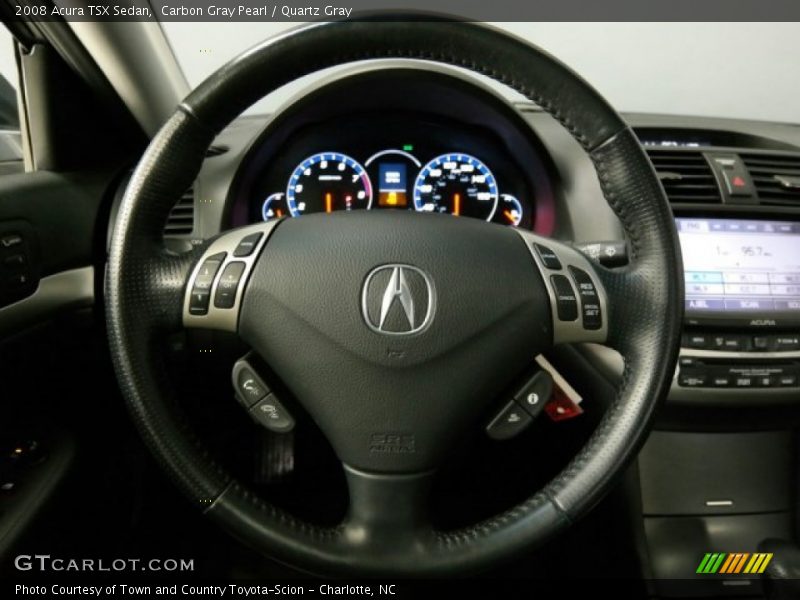 Carbon Gray Pearl / Quartz Gray 2008 Acura TSX Sedan