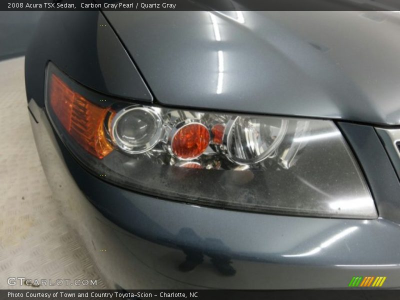 Carbon Gray Pearl / Quartz Gray 2008 Acura TSX Sedan