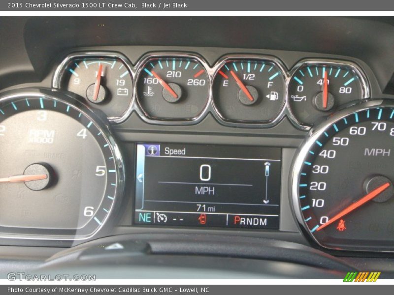 Black / Jet Black 2015 Chevrolet Silverado 1500 LT Crew Cab