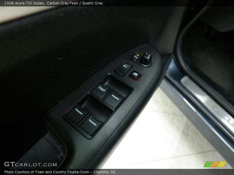 Carbon Gray Pearl / Quartz Gray 2008 Acura TSX Sedan