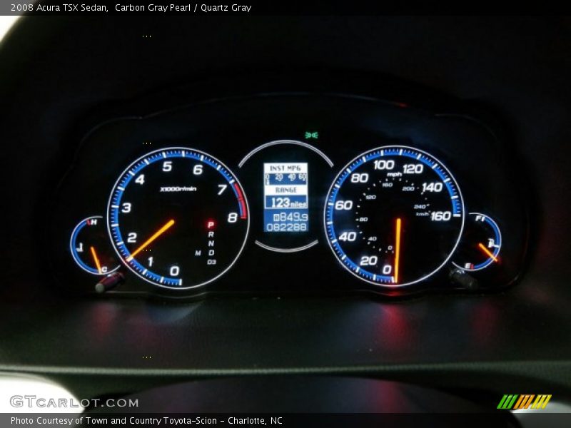  2008 TSX Sedan Sedan Gauges