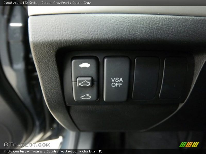 Carbon Gray Pearl / Quartz Gray 2008 Acura TSX Sedan
