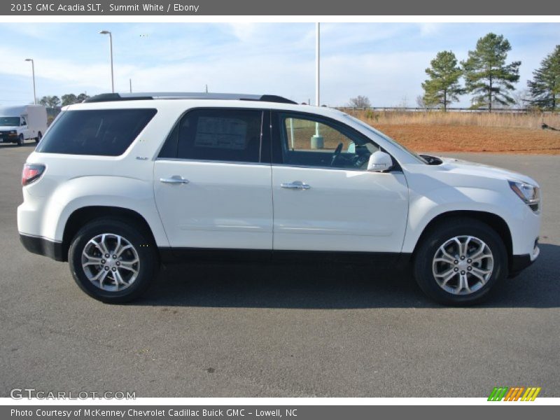 Summit White / Ebony 2015 GMC Acadia SLT