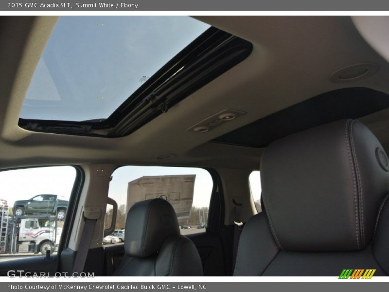 Summit White / Ebony 2015 GMC Acadia SLT