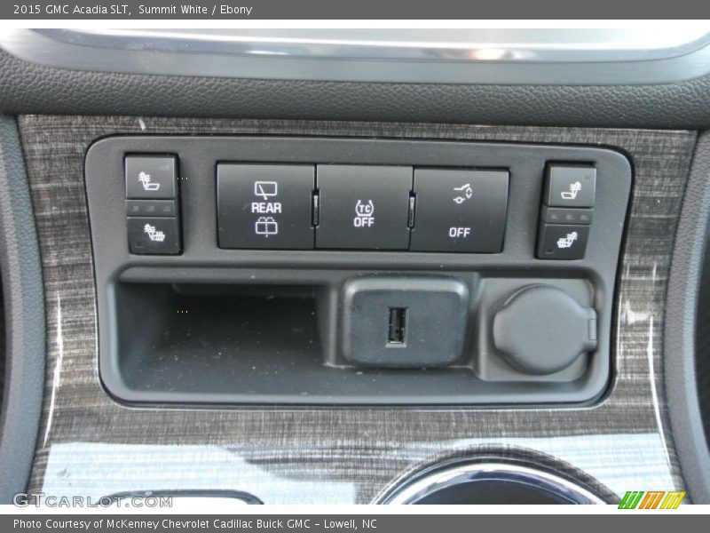 Summit White / Ebony 2015 GMC Acadia SLT