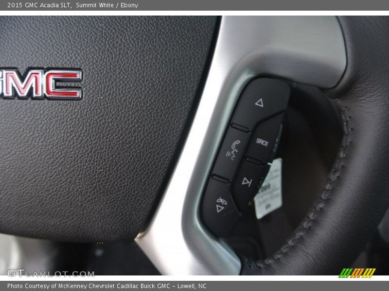 Summit White / Ebony 2015 GMC Acadia SLT