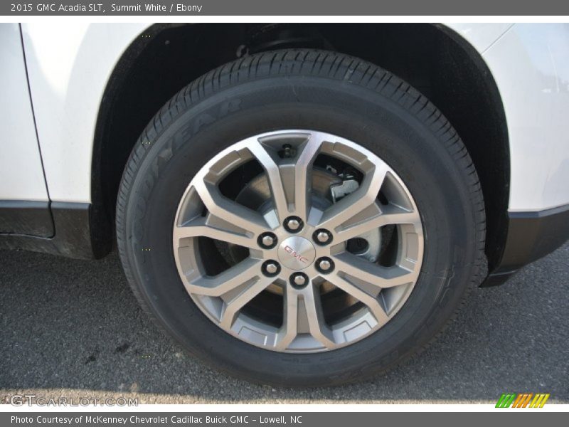 Summit White / Ebony 2015 GMC Acadia SLT