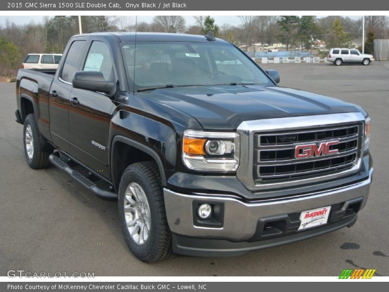 Onyx Black / Jet Black 2015 GMC Sierra 1500 SLE Double Cab