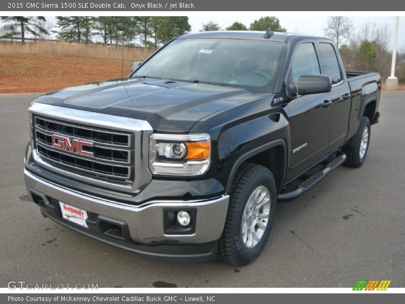 Onyx Black / Jet Black 2015 GMC Sierra 1500 SLE Double Cab