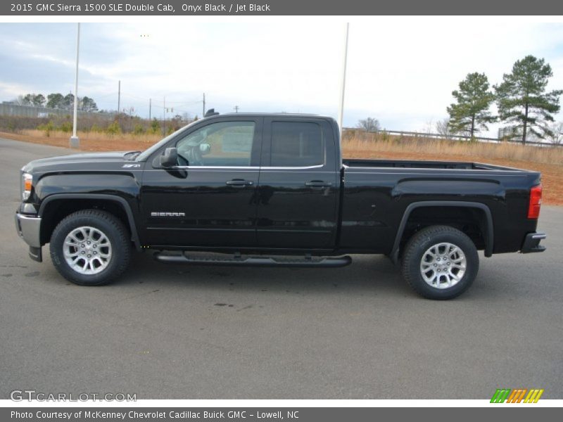 Onyx Black / Jet Black 2015 GMC Sierra 1500 SLE Double Cab