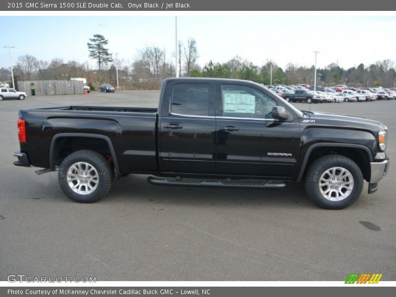 Onyx Black / Jet Black 2015 GMC Sierra 1500 SLE Double Cab