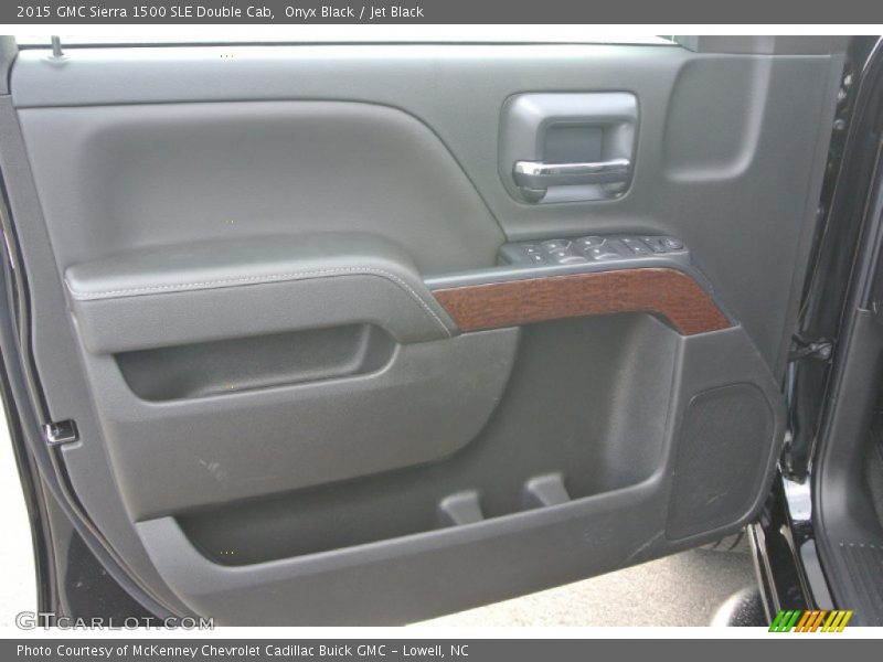 Onyx Black / Jet Black 2015 GMC Sierra 1500 SLE Double Cab