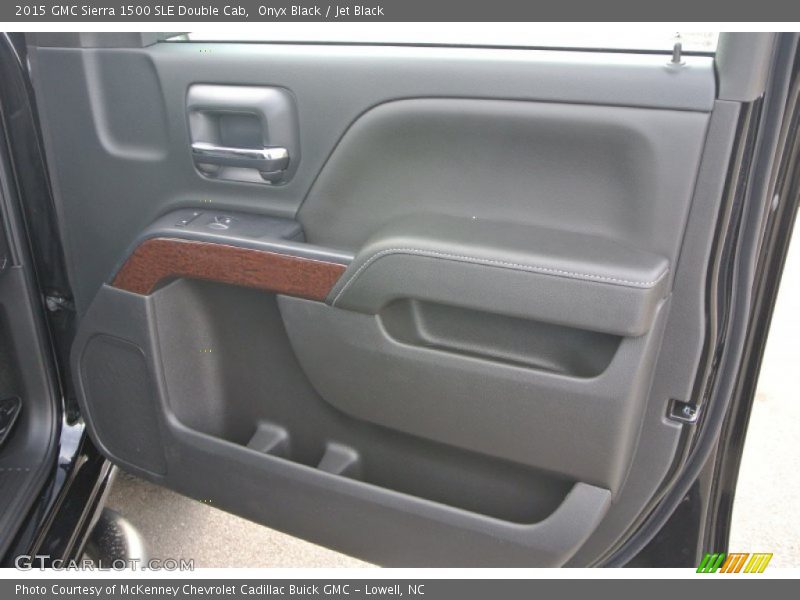 Onyx Black / Jet Black 2015 GMC Sierra 1500 SLE Double Cab