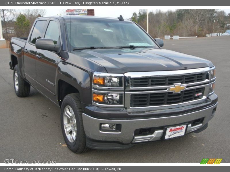Tungsten Metallic / Jet Black 2015 Chevrolet Silverado 1500 LT Crew Cab