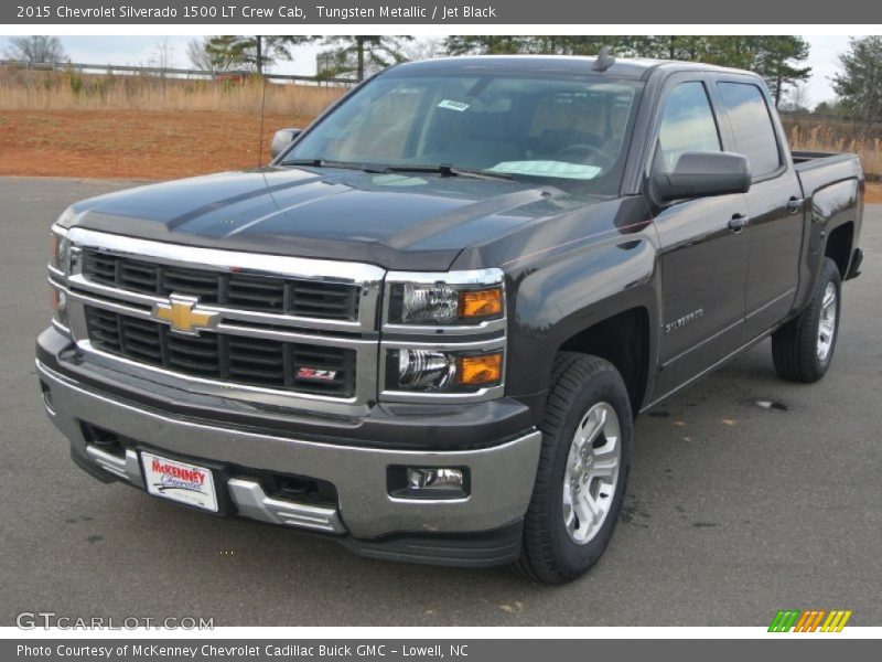 Tungsten Metallic / Jet Black 2015 Chevrolet Silverado 1500 LT Crew Cab