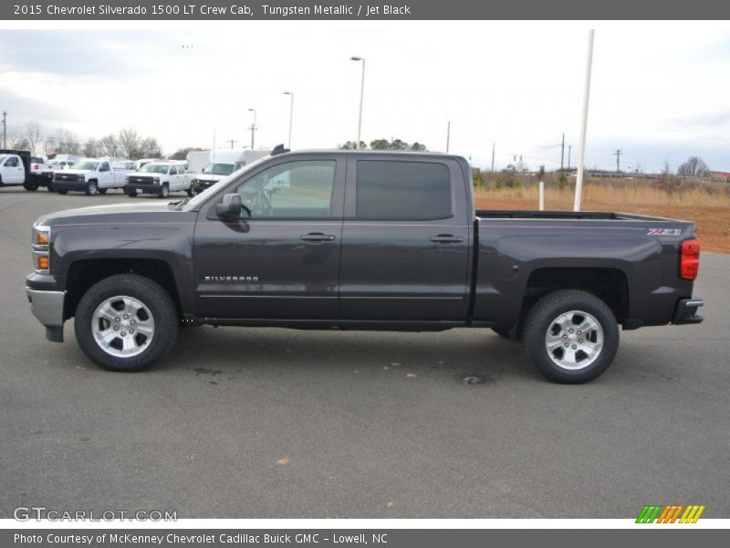 Tungsten Metallic / Jet Black 2015 Chevrolet Silverado 1500 LT Crew Cab