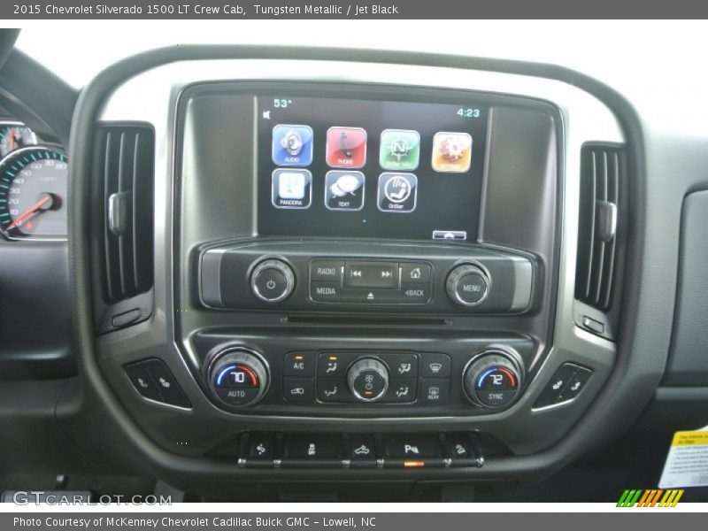 Tungsten Metallic / Jet Black 2015 Chevrolet Silverado 1500 LT Crew Cab