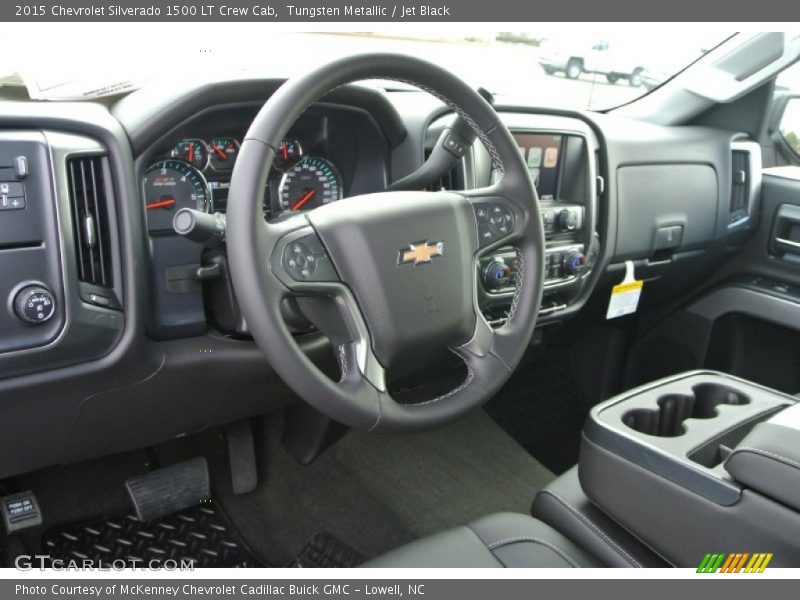 Tungsten Metallic / Jet Black 2015 Chevrolet Silverado 1500 LT Crew Cab