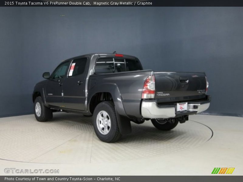 Magnetic Gray Metallic / Graphite 2015 Toyota Tacoma V6 PreRunner Double Cab