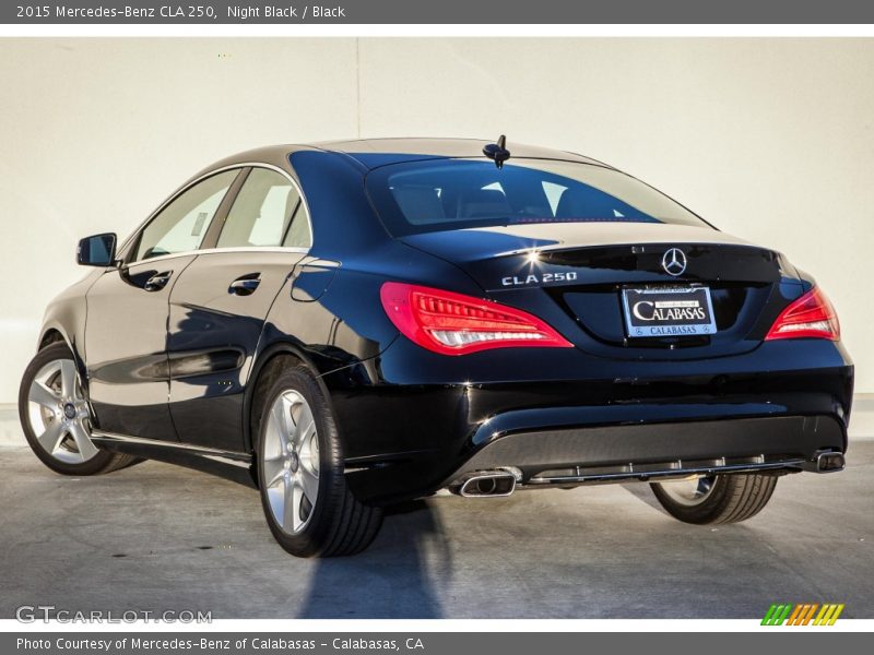 Night Black / Black 2015 Mercedes-Benz CLA 250