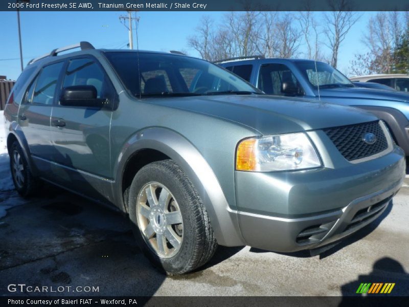 Titanium Green Metallic / Shale Grey 2006 Ford Freestyle SE AWD