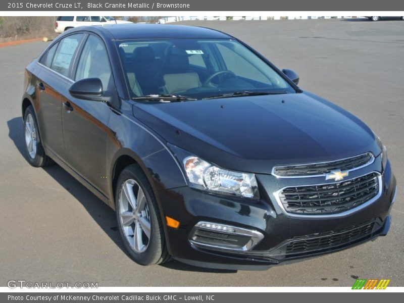 Black Granite Metallic / Brownstone 2015 Chevrolet Cruze LT