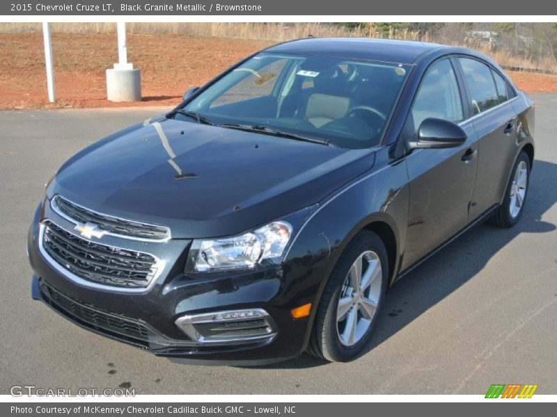 Black Granite Metallic / Brownstone 2015 Chevrolet Cruze LT