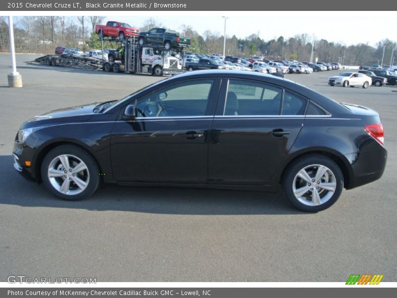 Black Granite Metallic / Brownstone 2015 Chevrolet Cruze LT