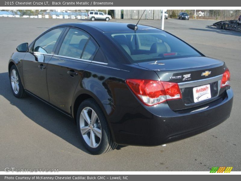 Black Granite Metallic / Brownstone 2015 Chevrolet Cruze LT