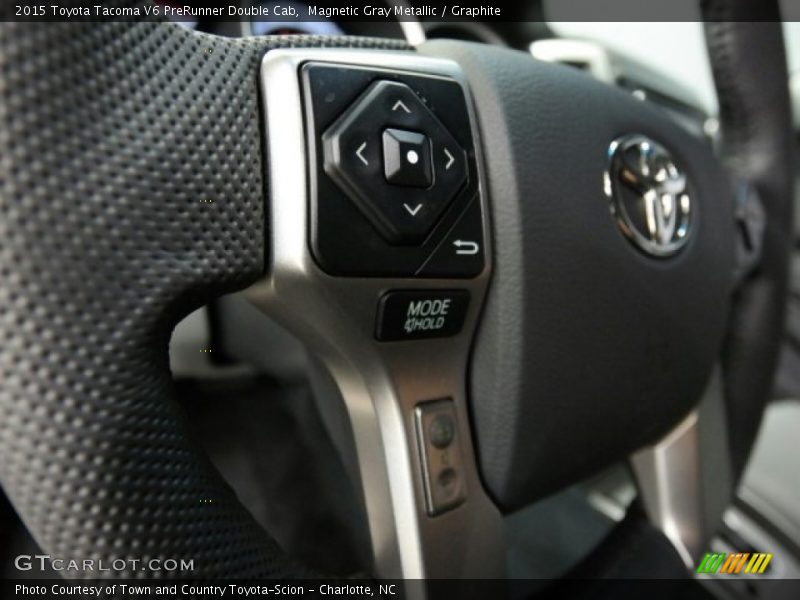 Magnetic Gray Metallic / Graphite 2015 Toyota Tacoma V6 PreRunner Double Cab