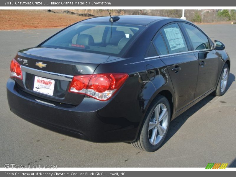 Black Granite Metallic / Brownstone 2015 Chevrolet Cruze LT