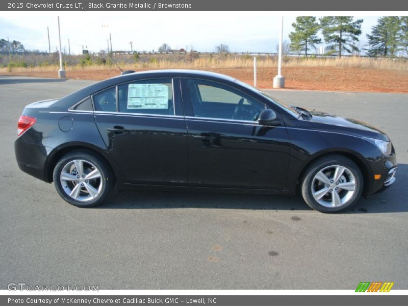 Black Granite Metallic / Brownstone 2015 Chevrolet Cruze LT