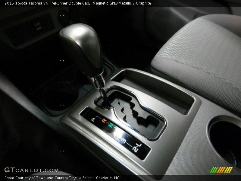 Magnetic Gray Metallic / Graphite 2015 Toyota Tacoma V6 PreRunner Double Cab