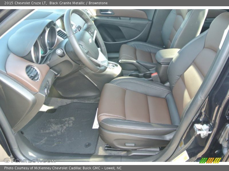 Black Granite Metallic / Brownstone 2015 Chevrolet Cruze LT