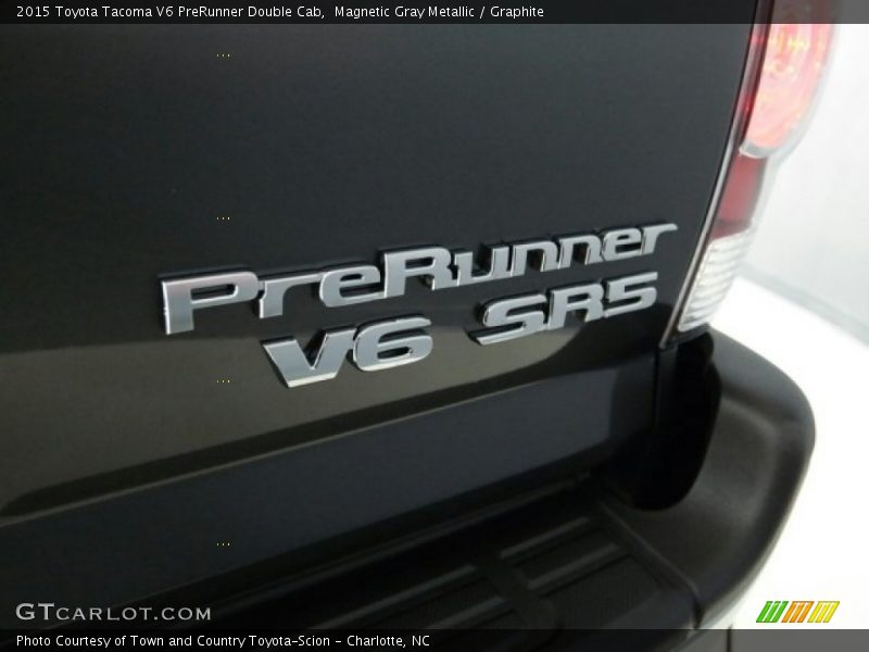 Magnetic Gray Metallic / Graphite 2015 Toyota Tacoma V6 PreRunner Double Cab