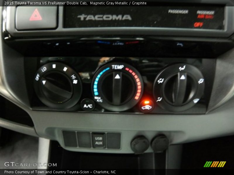 Magnetic Gray Metallic / Graphite 2015 Toyota Tacoma V6 PreRunner Double Cab