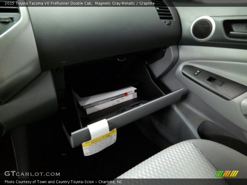 Magnetic Gray Metallic / Graphite 2015 Toyota Tacoma V6 PreRunner Double Cab