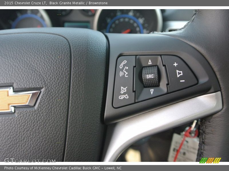 Black Granite Metallic / Brownstone 2015 Chevrolet Cruze LT