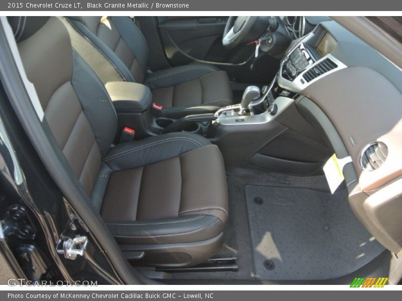 Black Granite Metallic / Brownstone 2015 Chevrolet Cruze LT