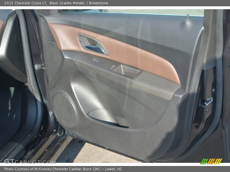 Black Granite Metallic / Brownstone 2015 Chevrolet Cruze LT