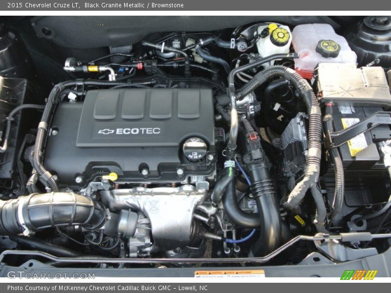 Black Granite Metallic / Brownstone 2015 Chevrolet Cruze LT