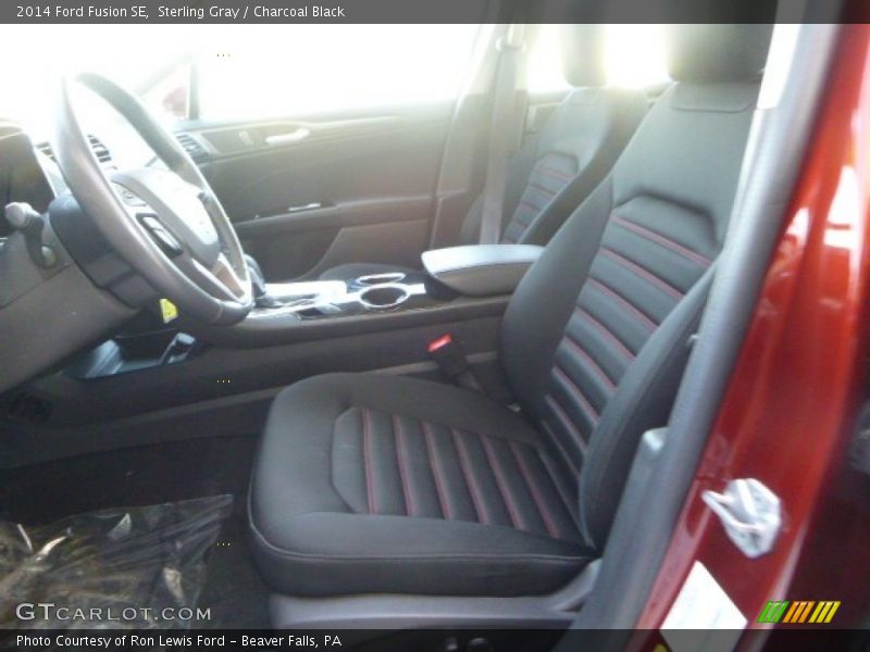 Sterling Gray / Charcoal Black 2014 Ford Fusion SE
