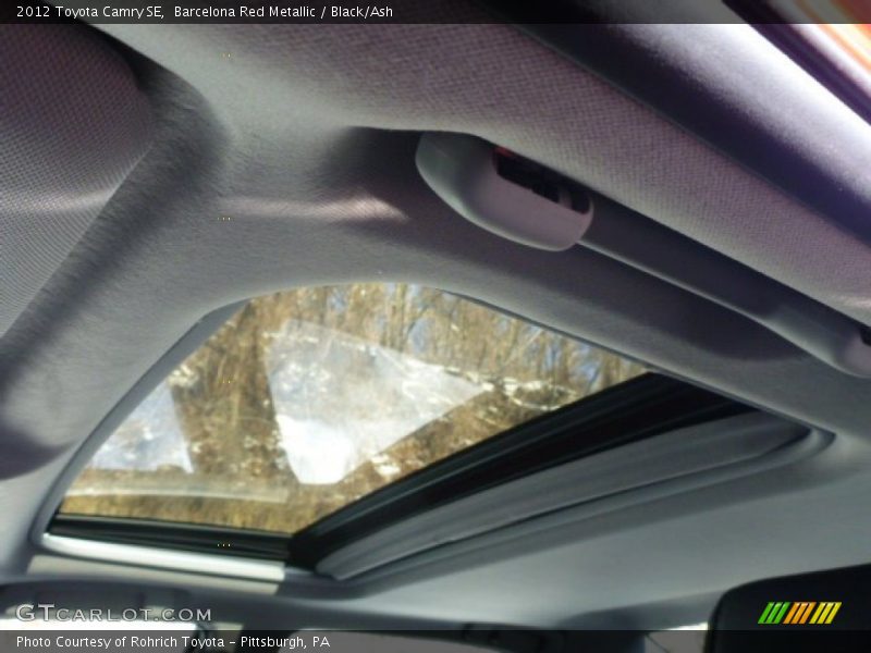Barcelona Red Metallic / Black/Ash 2012 Toyota Camry SE