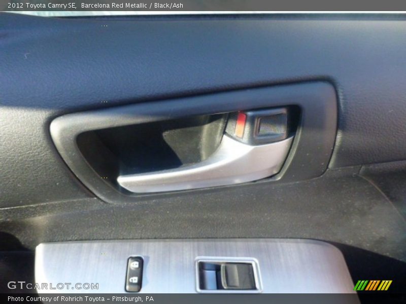 Barcelona Red Metallic / Black/Ash 2012 Toyota Camry SE