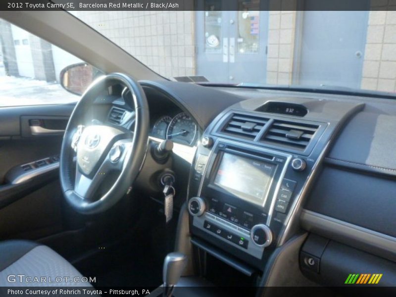 Barcelona Red Metallic / Black/Ash 2012 Toyota Camry SE