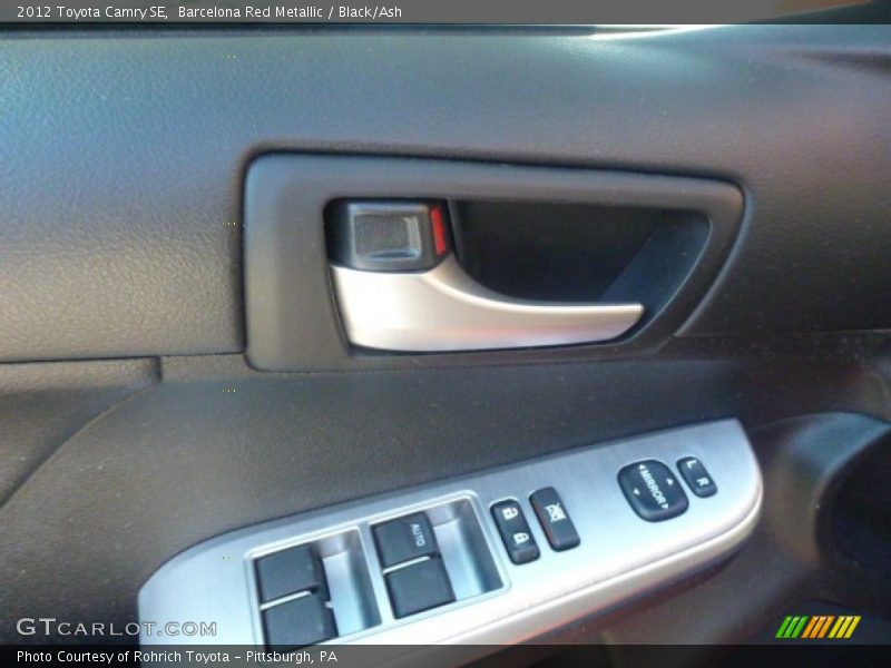 Barcelona Red Metallic / Black/Ash 2012 Toyota Camry SE